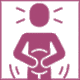 Bioresonanz Verdauungsprobleme Icon 100x100 mit Rand