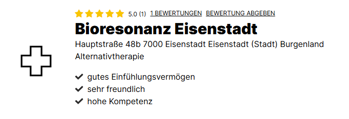 Herold Bewertungen 5 Sterne Bioresoanz Eisenstadt Burgenland Herold Bewertungen 5 Sterne Bioresoanz Eisenstadt Burgenland